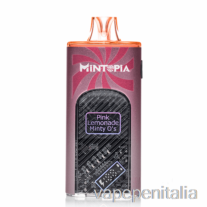 Scatola Vape Mod Mintopia Turbo 9000 Limonata Rosa Usa E Getta Minty O's
